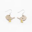 Little Bird Mixed Metal Earrings For Discount