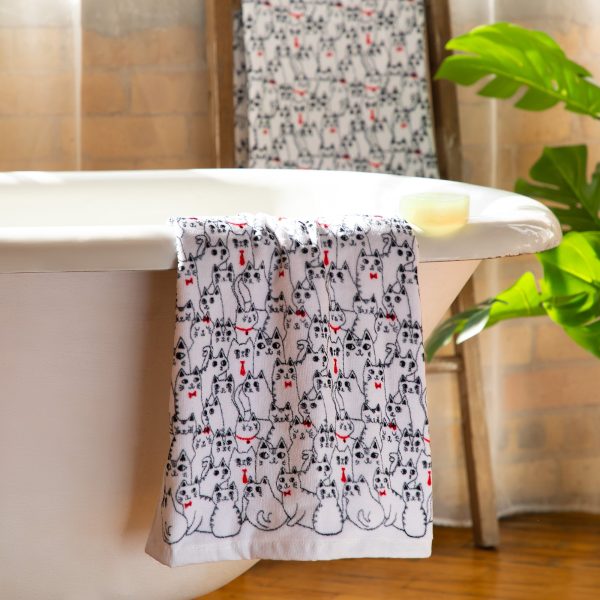 Posh Pets Bathroom Hand Towel - Set of 2 Discount